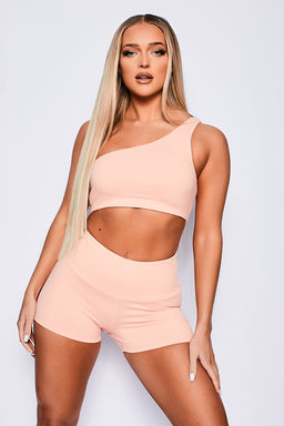 Ryderwear Peach Adapt High Waisted Scrunch Shorts