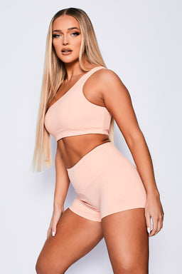 Ryderwear Peach Adapt High Waisted Scrunch Shorts