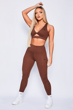 Ryderwear Chocolate Adapt High Waisted Scrunch Leggings