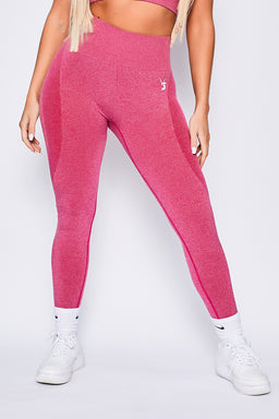 V3 Pink Berry Marl Uplift Seamless Leggings