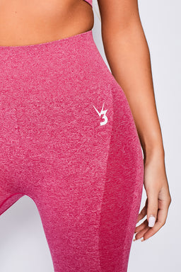 V3 Pink Berry Marl Uplift Seamless Leggings