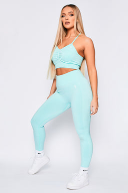 V3 Mint Marl Define Seamless Scrunch Leggings