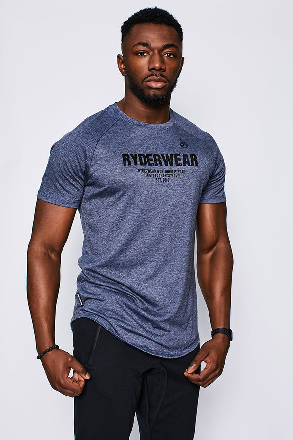 Ryderwear Navy Marl Focus T-Shirt