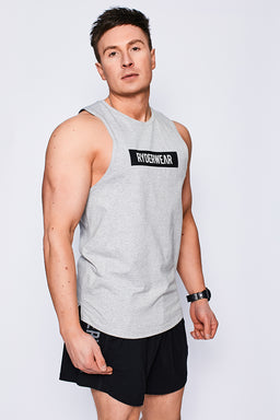 Ryderwear Grey Marl Base Baller Tank