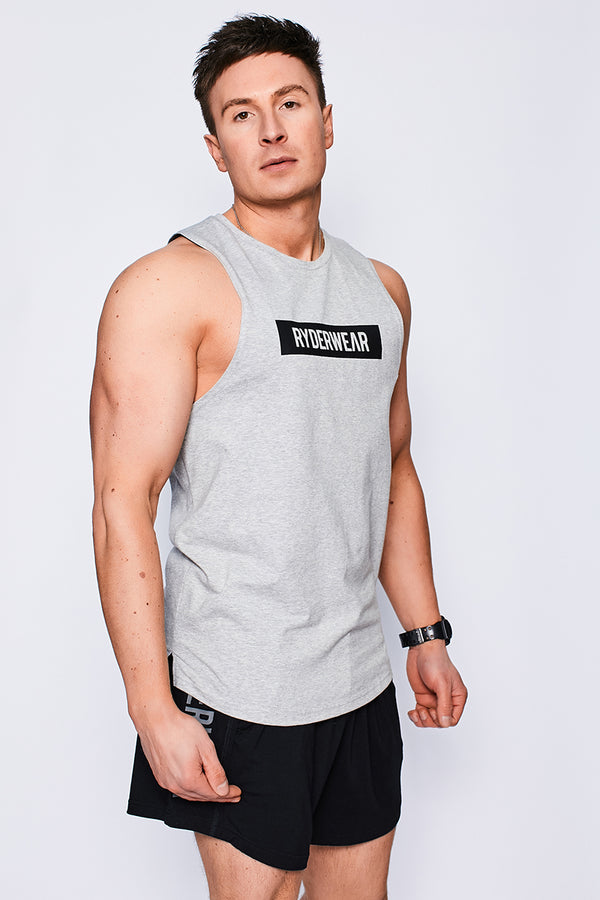 Ryderwear Grey Marl Base Baller Tank