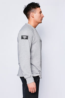 Ryderwear Grey Marl Athletic Crew Neck Sweater
