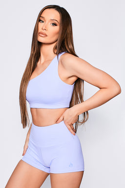 Ryderwear Lavender Adapt One Shoulder Sports Bra