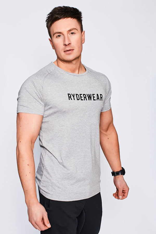 Ryderwear Grey Marl Cotton Active T-Shirt