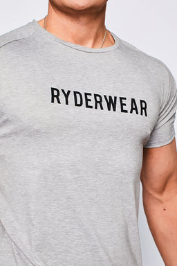 Ryderwear Grey Marl Cotton Active T-Shirt