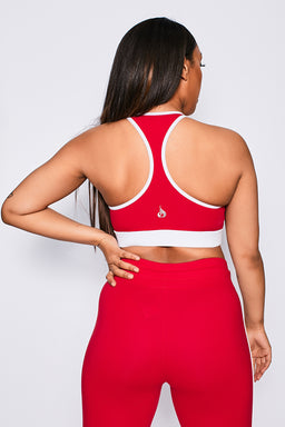 Ryderwear Red Track Sports Bra