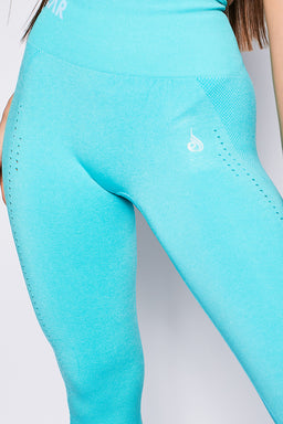 Ryderwear Aqua Marl Seamless Staples Leggings
