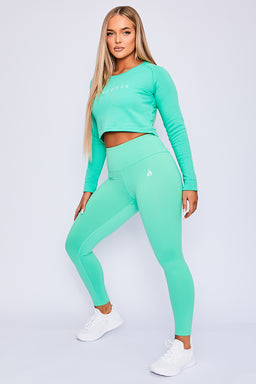 Ryderwear Neomint Staples Scrunch Bum Leggings
