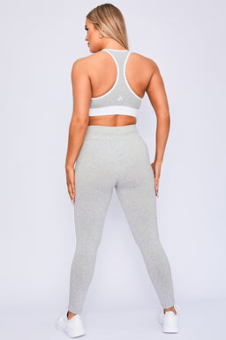 Ryderwear Grey Marl High Waisted Track Leggings