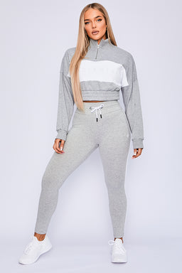 Ryderwear Grey Marl High Waisted Track Leggings