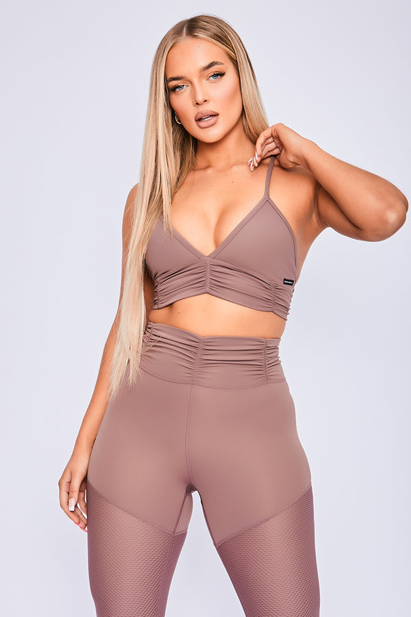 Body Language Desert Rose Scrunchy Bra