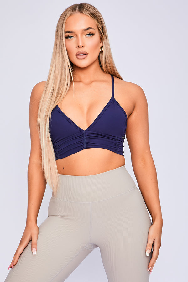Body Language Navy Deep Sea Scrunchy Bra