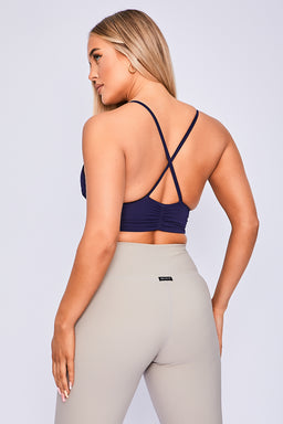 Body Language Navy Deep Sea Scrunchy Bra