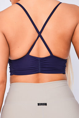 Body Language Navy Deep Sea Scrunchy Bra