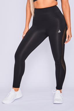 Ryderwear Black Hype High Waisted Mesh Leggings