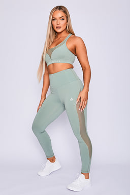 Ryderwear Sage Hype High Waisted Mesh Leggings