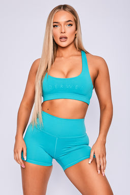 Ryderwear Teal Motion Sports Bra