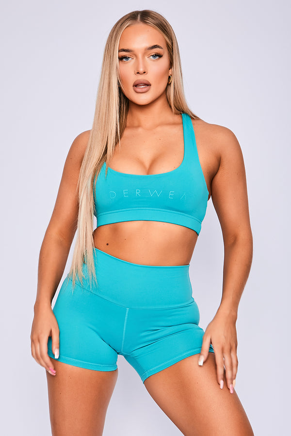 Ryderwear Teal Motion Sports Bra