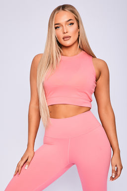 Ryderwear Pink Lemonade Motion Crop Top