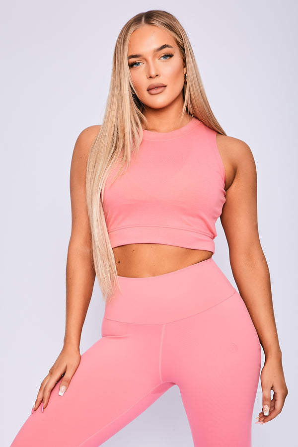 Ryderwear Pink Lemonade Motion Crop Top