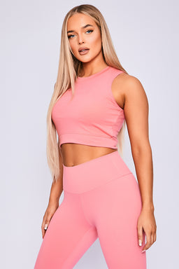 Ryderwear Pink Lemonade Motion Crop Top