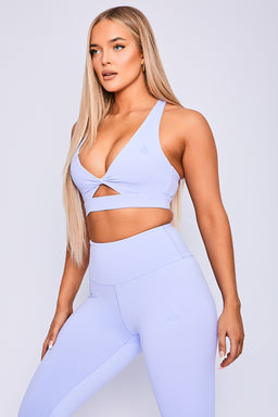 Ryderwear Lavender Adapt Twist Sports Bra