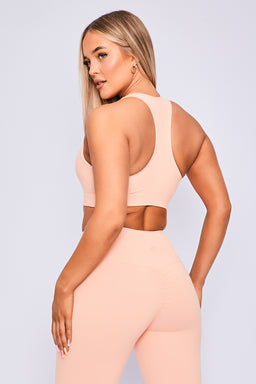Ryderwear Peach Adapt Twist Sports Bra