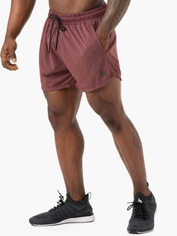 Ryderwear Burgundy Marl Iron Arnie Shorts