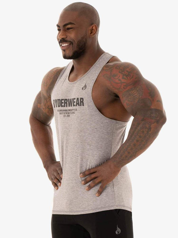 Ryderwear Grey Marl Focus Baller Tank