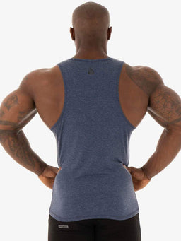 Ryderwear Navy Marl Focus Baller Tank