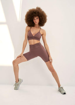 Body Language Desert Rose Scrunchy Biker Shorts