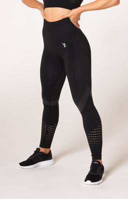 V3 Black Elevate Seamless Leggings