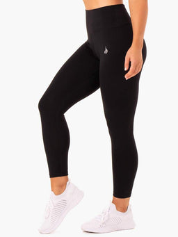 Ryderwear Black Base Full Length High Waisted Leggings