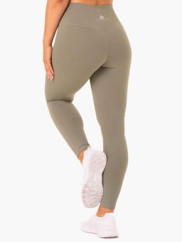 Ryderwear Khaki Base Full Length High Waisted Leggings