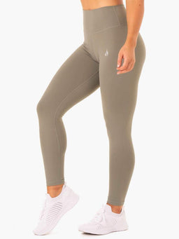 Ryderwear Khaki Base Full Length High Waisted Leggings