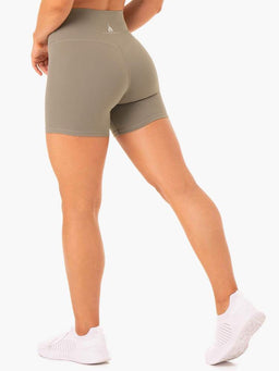 Ryderwear Khaki Base High Waisted Shorts