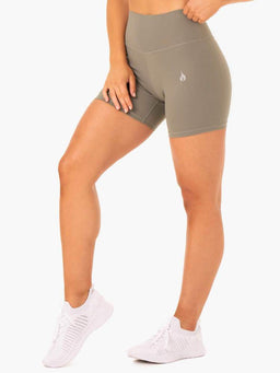 Ryderwear Khaki Base High Waisted Shorts