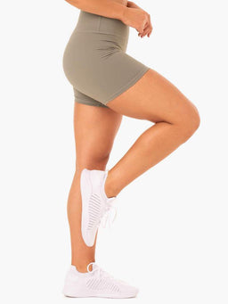 Ryderwear Khaki Base High Waisted Shorts