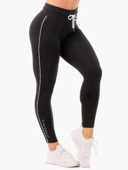 Ryderwear Black High Waisted Track Leggings