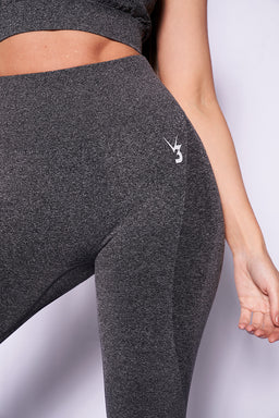V3 Charcoal Marl Uplift Seamless Leggings
