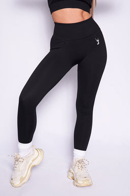 V3 Black Define Seamless Scrunch Leggings