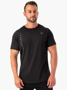 Black Camo Tech Mesh T-Shirt