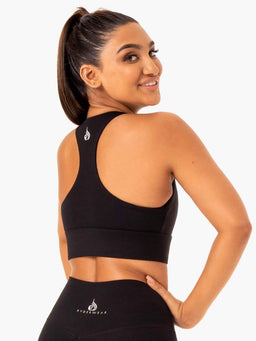Ryderwear Black Base Racer Back Sports Bra