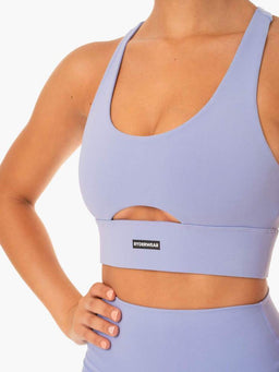 Ryderwear Purple Base Racer Back Sports Bra