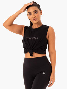 Ryderwear Black Base Regular Cut Tank