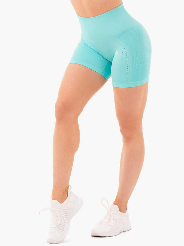 Ryderwear Aqua Marl Seamless Staples Shorts